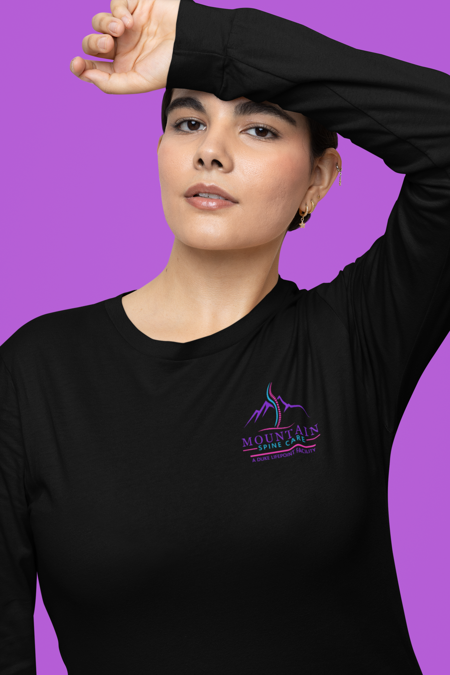 Mountain Spine Long Sleeve Tee