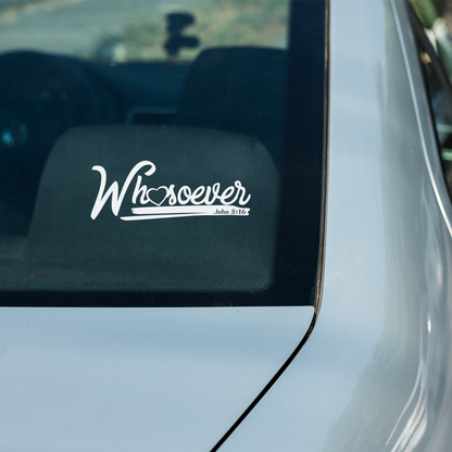 Gospel of John 3-16 Whosoever Window/Car Decal - Cold Dinner Club