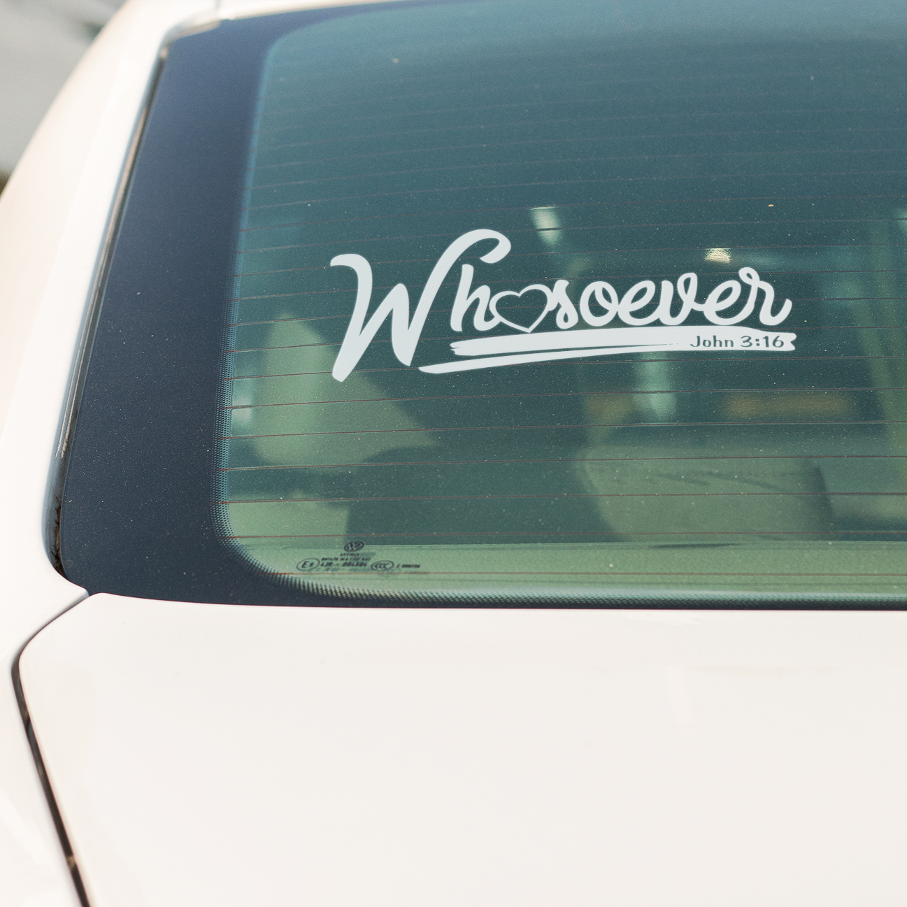 Gospel of John 3-16 Whosoever Window/Car Decal - Cold Dinner Club