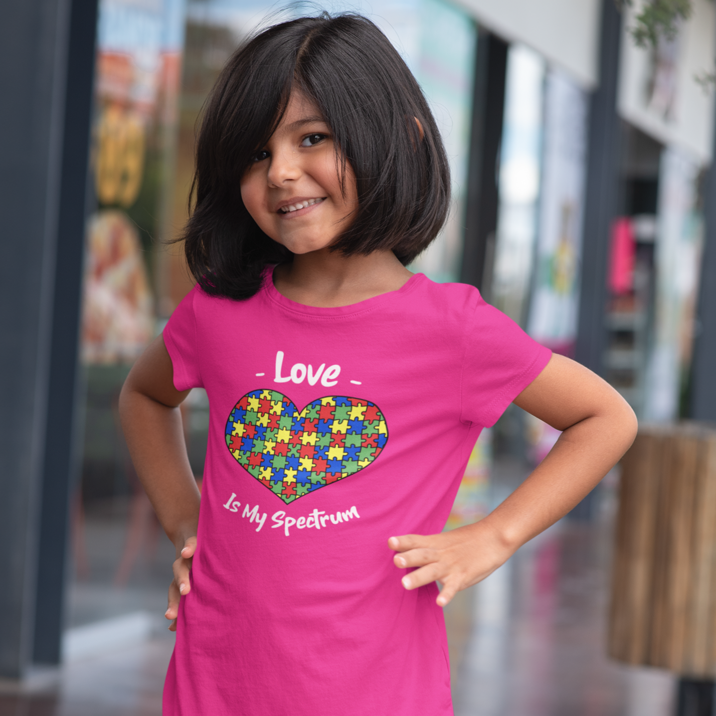 Love Is My Spectrum Autism Awareness Youth T Shirt - Pooky Noodles