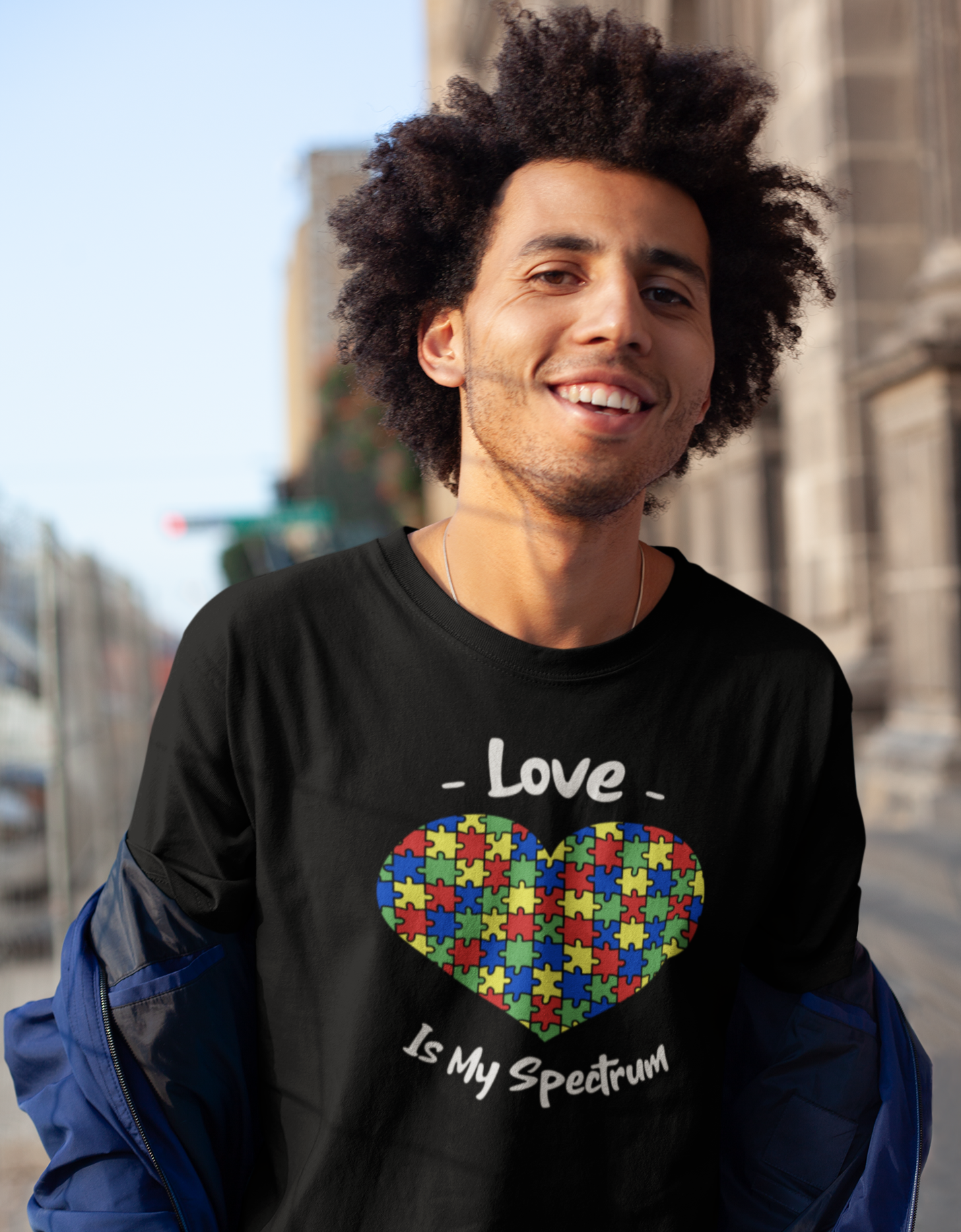 Love Is My Spectrum Autism Awareness Adult Unisex T Shirt - Pooky Noodles