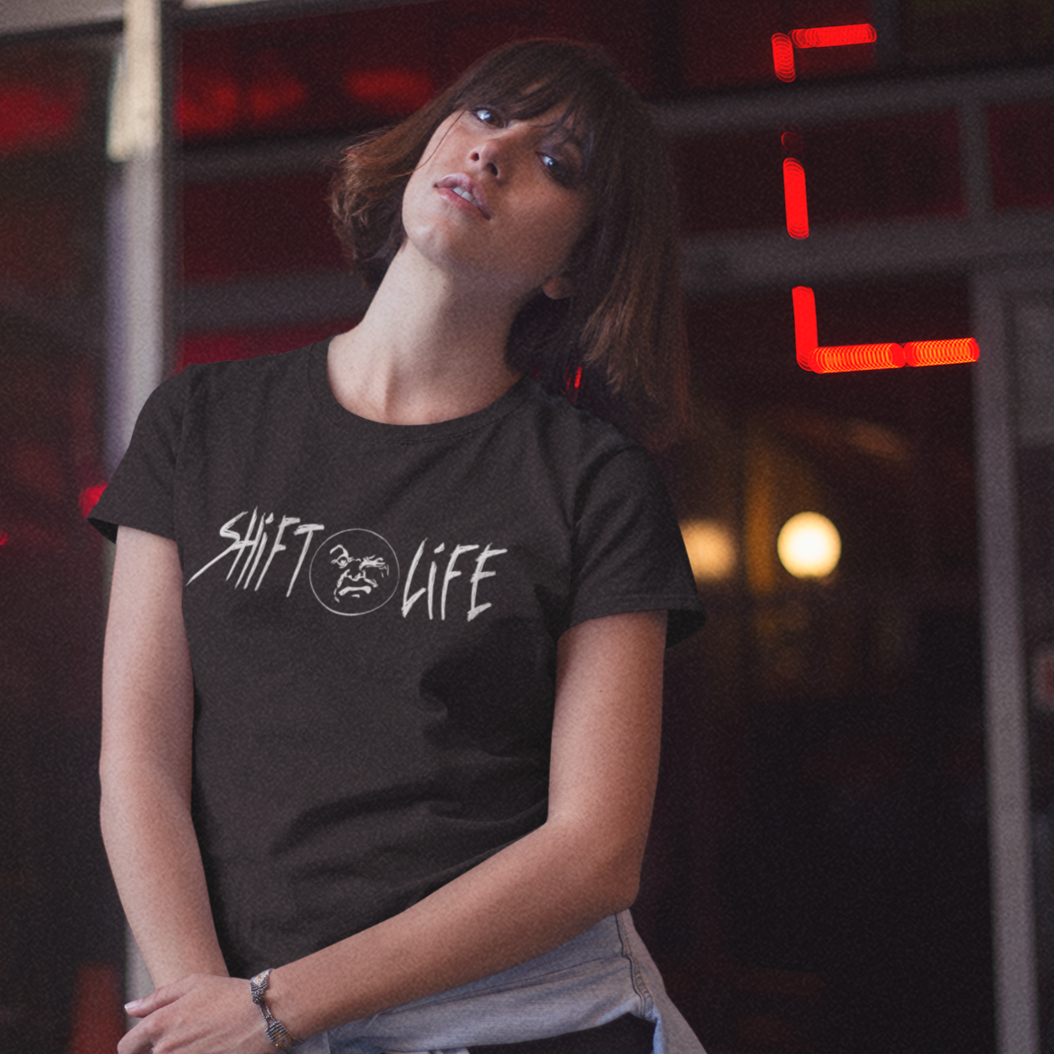 Shift Life T Shirt - Pooky Noodles